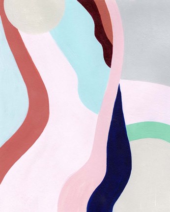 Framed Pastel Highlands IV Print