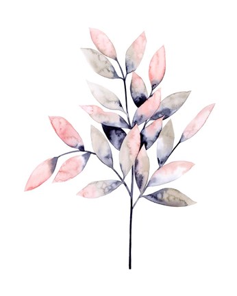 Framed Midnight Branch I Print