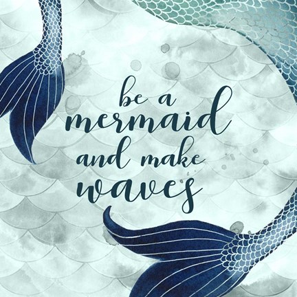 Framed Mermaid Inspirations I Print