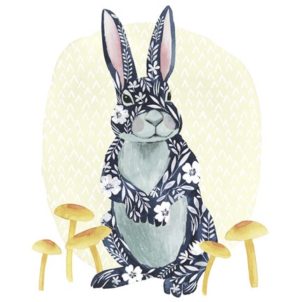 Framed Flower Children IV Print