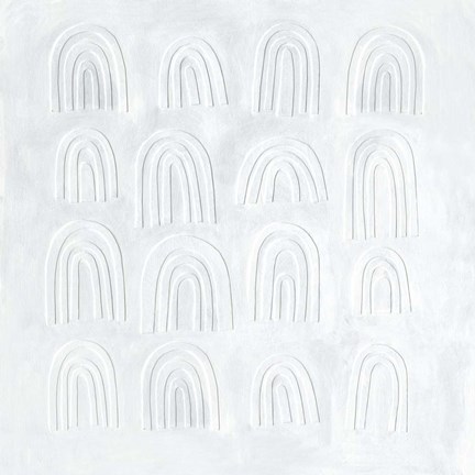 Framed Arcobaleni Bianchi I Print