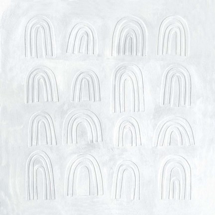 Framed Arcobaleni Bianchi II Print