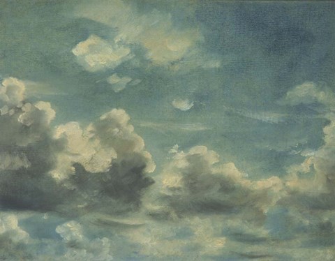 Framed Study of Cumulus Clouds Print