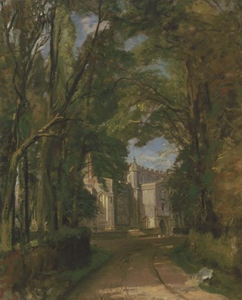 Framed East Bergholt Church Print