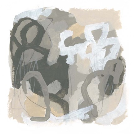 Framed Neutral Cartography III Print