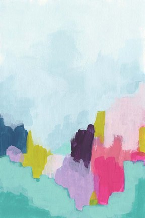 Framed Pixel Borealis II Print