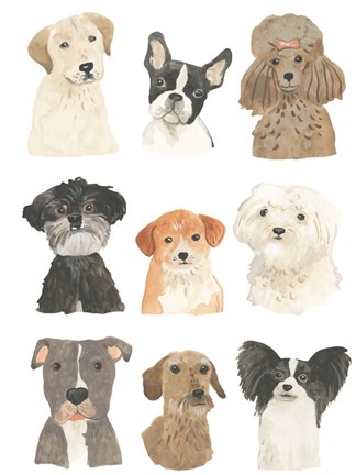 Framed Doggos &amp; Puppers II Print
