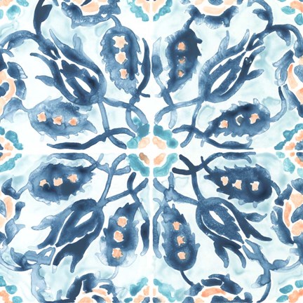 Framed Medallion Medley VI Print