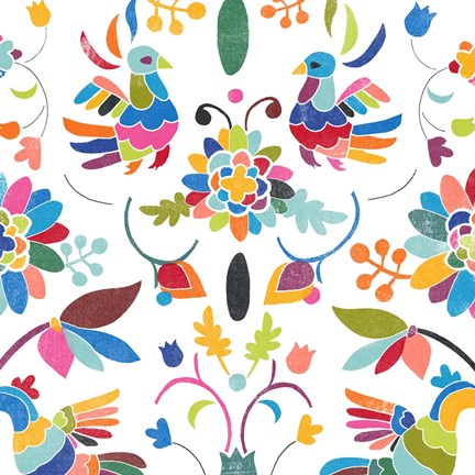 Framed Folklorica II Print