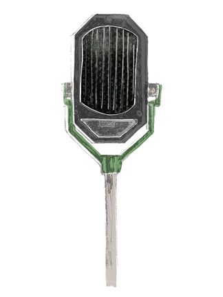 Framed Mic Check III Print