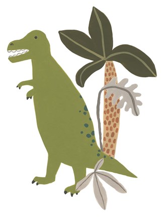 Framed Mighty Dino II Print