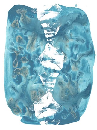 Framed Seaside Shapes III Print