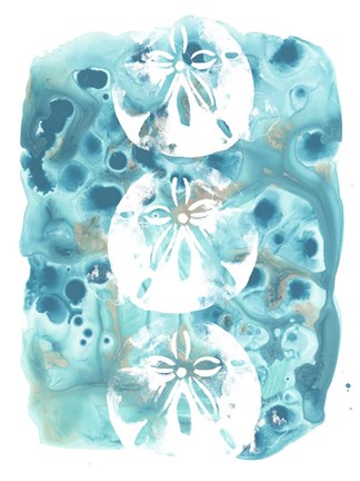 Framed Seaside Shapes IV Print