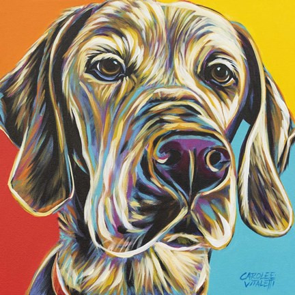 Framed Canine Buddy II Print
