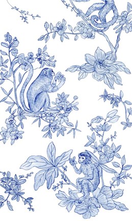 Framed Monkey Land I Print