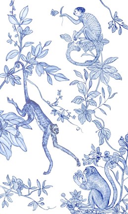 Framed Monkey Land III Print