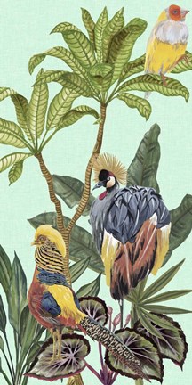 Framed Birds Paradise IV Print
