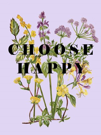 Framed Morning Glory Sentiment I Print