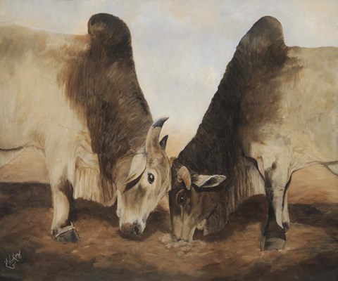 Framed Stand Off II Print