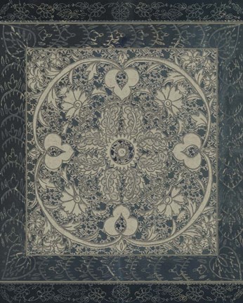 Framed Market Batik II Print