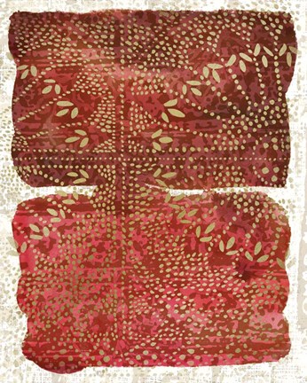 Framed Glimmer Sari II Print