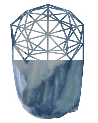 Framed Cobalt Chrysalis II Print