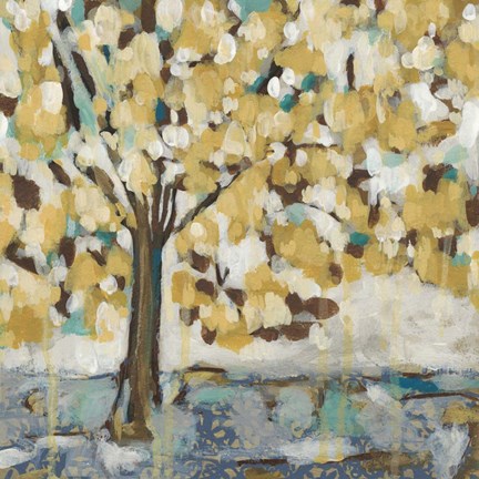 Framed Golden Sunrise I Print