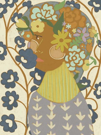 Framed Botany Beauty I Print