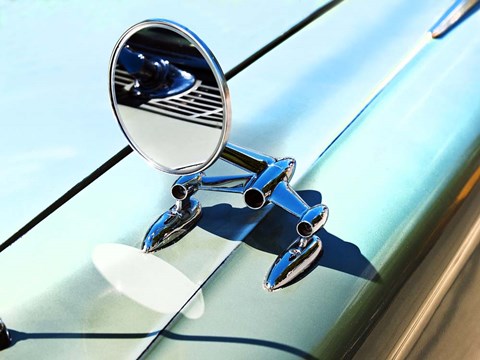 Framed 59 Side mirror Print