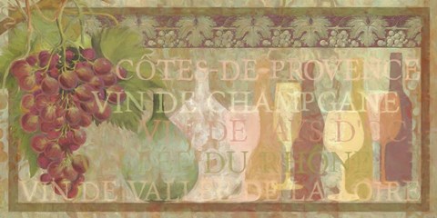 Framed Wining and Dining - Rose Wine Print