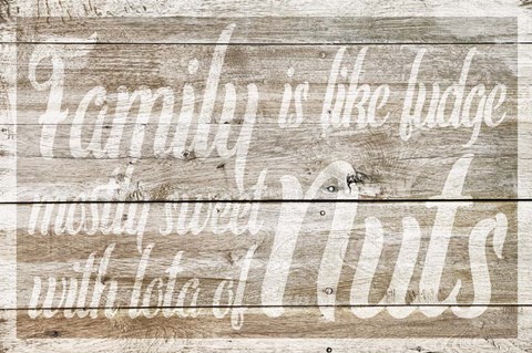 Framed Family is like Fudge Print
