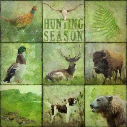 Framed Hunting Season Print