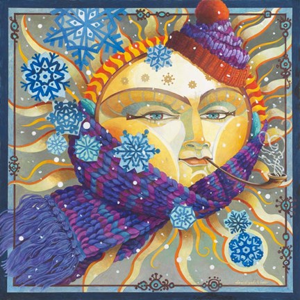 Framed Winter Sun Print