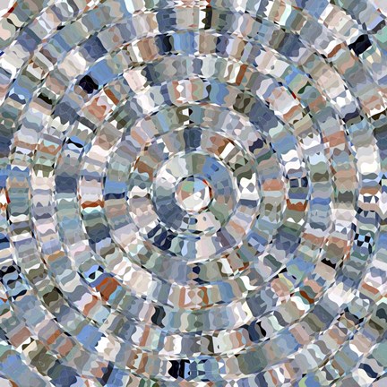 Framed Water Mosaic Print