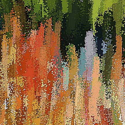 Framed Torch Lilies Print