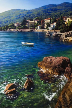 Framed Sunny Riviera Print