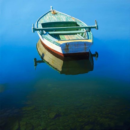 Framed Unchained Boat Print