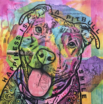 Framed Happiness Saatchi Print