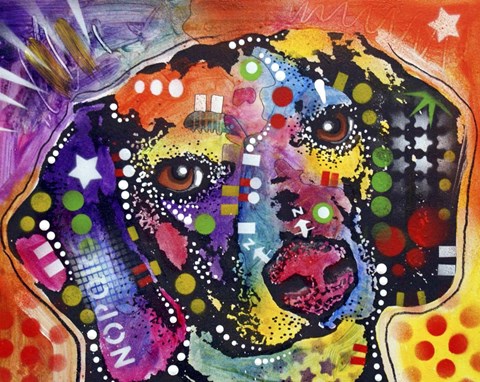 Framed Spotted Beagle Print