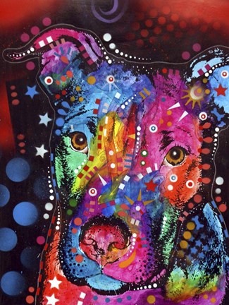 Framed Young Bull Print