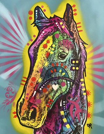 Framed Gift Horse Print