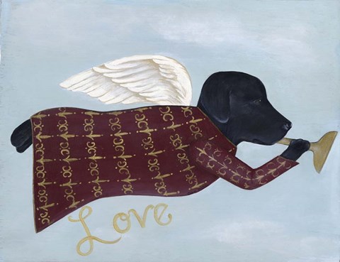 Framed Love Labrador Print