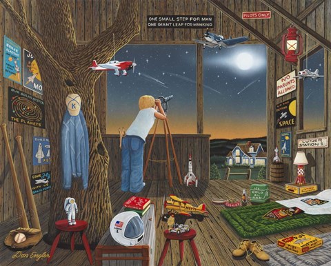 Framed Not Just A Dream Print