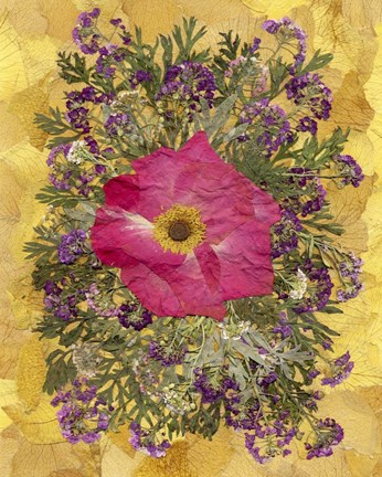 Framed Flower Fantasy 21 Print