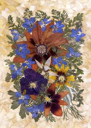 Framed Flower Fantasy 29 Print