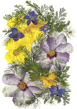 Framed Flower Fantasy 41 Print