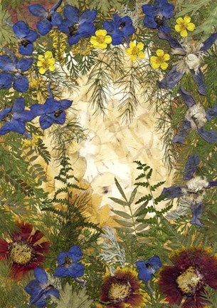 Framed Flower Fantasy 43 Print