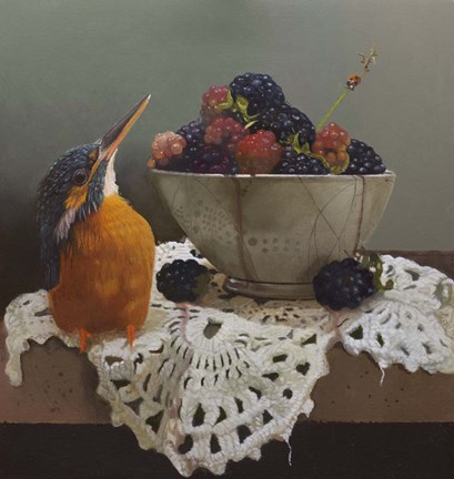 Framed Kingfisher Print