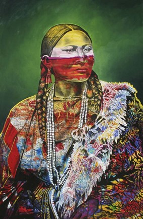 Framed Arapaho Queen 1 Print