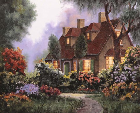 Framed Luci Dalle Finestre Print